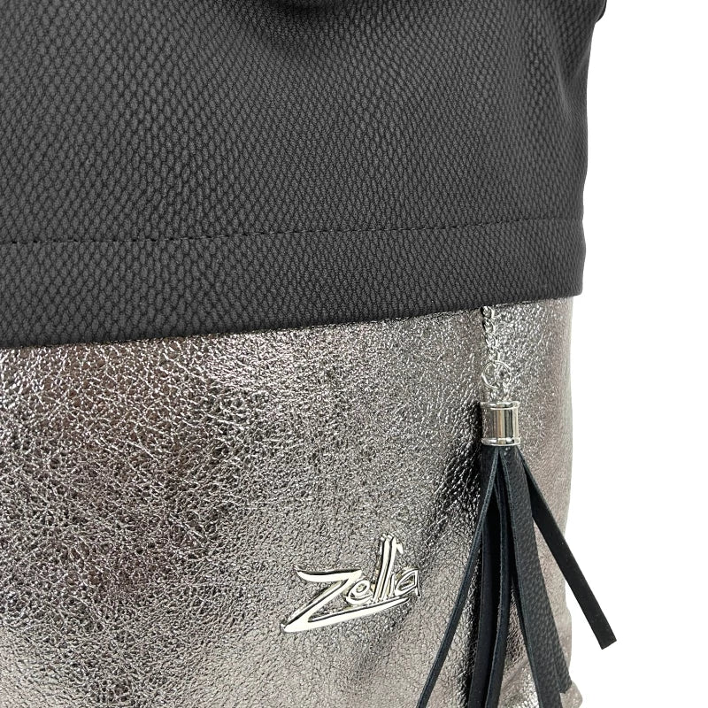 Zellia Női Válltáska Grafit-Fekete - Crystal -