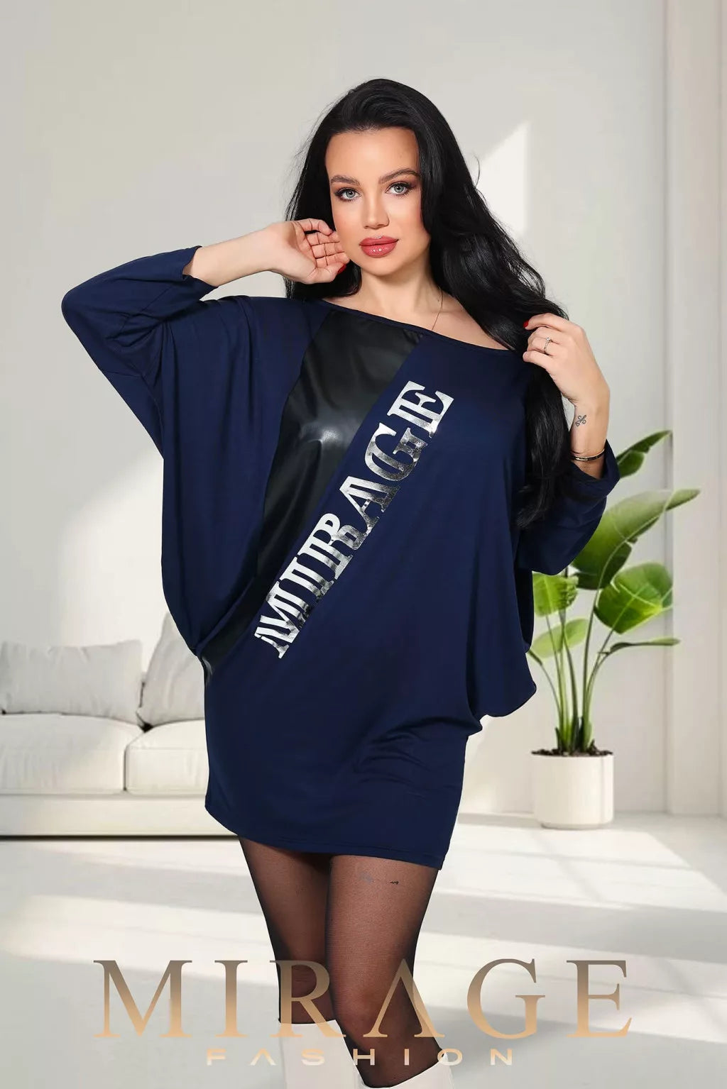 Mirage Woody tunika/ruha, sötétkék