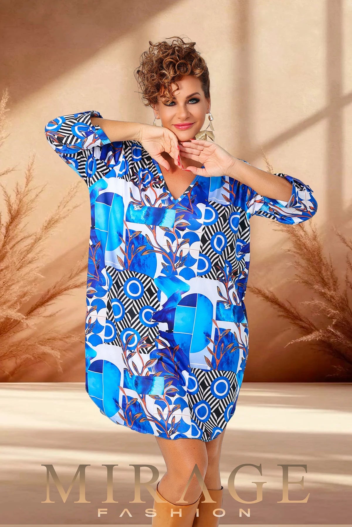 Alitalia Mirage ruha / kék mintás