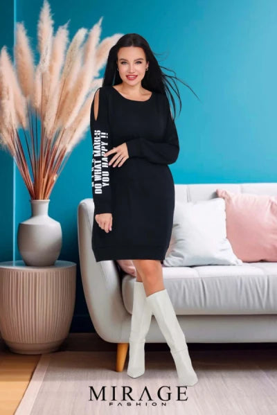 Galina Mirage ruha / fekete